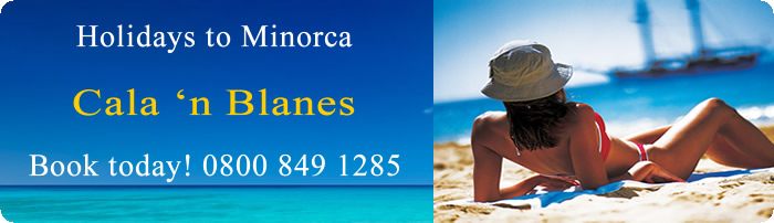 Holidays to Cala'n Blanes